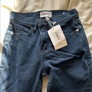 Frame Denim Women's Dark Blue Le High Flare